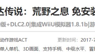 《塞爾達傳說：曠野之息》塞爾達電腦可以玩嗎？