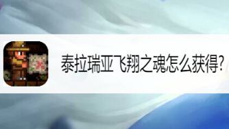 《泰拉瑞亞》飛翔之魂怎麼獲得?