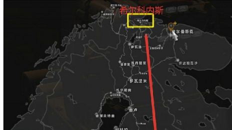 《欧洲卡车模拟2》欧卡2矿山在地图哪个位置？