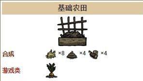 《饑荒》如何合成基礎農田?