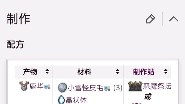 《泰拉瑞亞》鹿華怎麼合成？