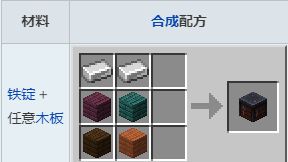 《我的世界》鍛造臺怎麼合成？