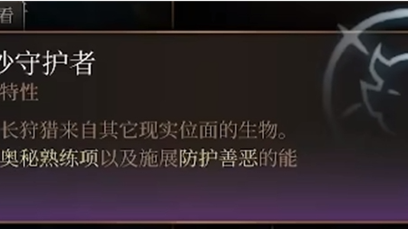 《博德之門3》守護者是什麼？